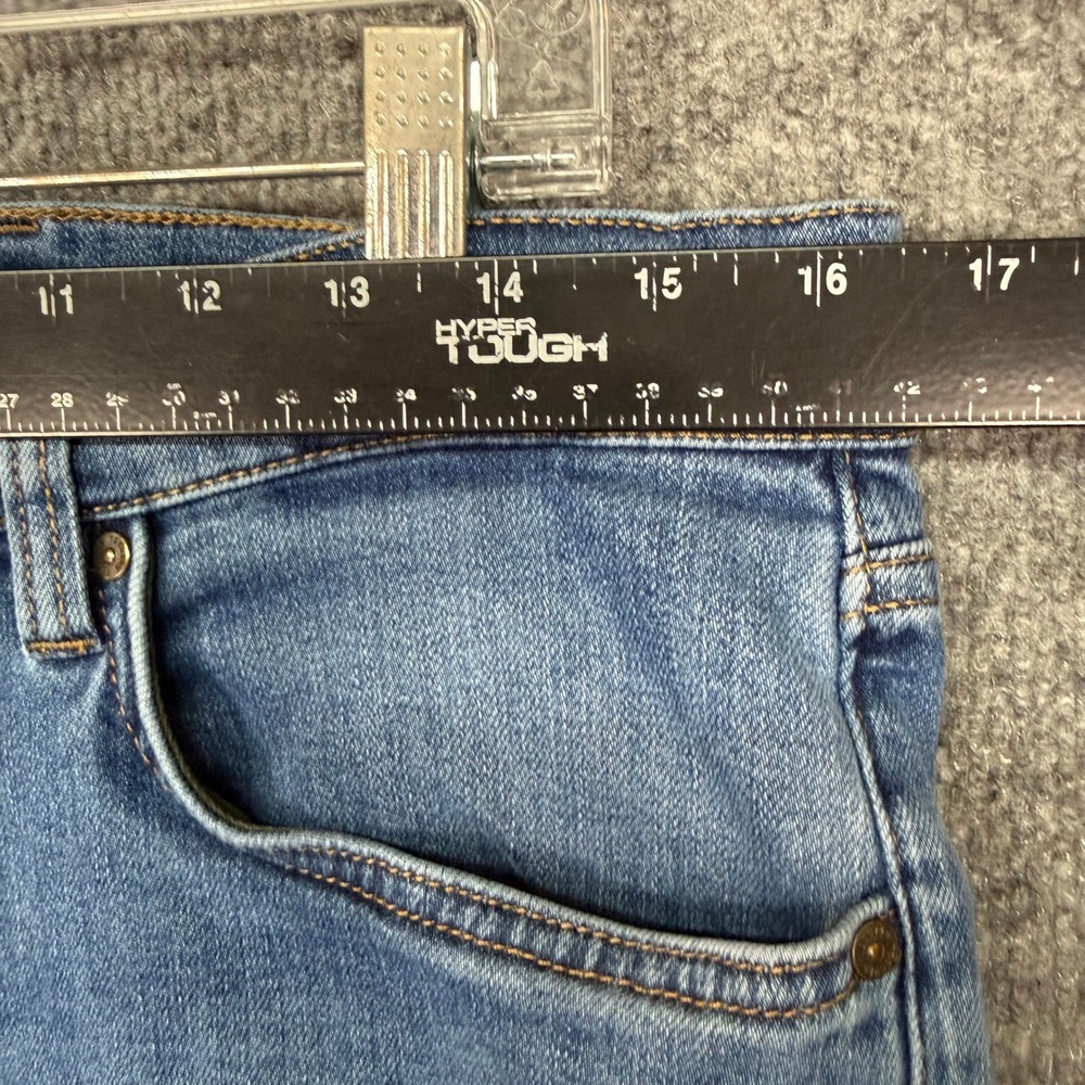 Tecovas Slim Jean Mens 32x32 Blue Premium Stretch Denim Cotton Blend Western - Picture 3 of 16